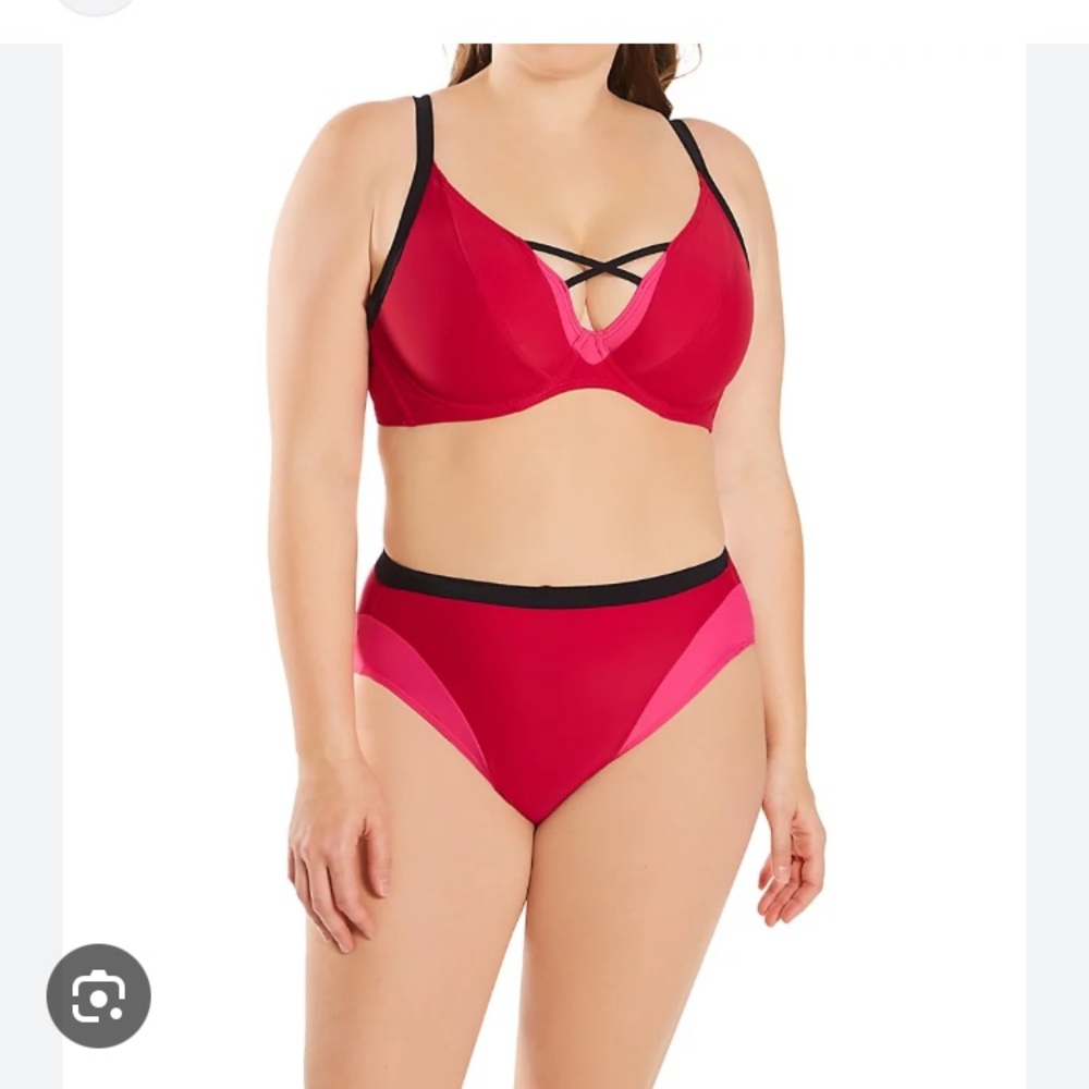 Curvy Kate bikini top and bottom